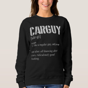 Vintage Car Typ Definition lächerlich Witty Gags Sweatshirt