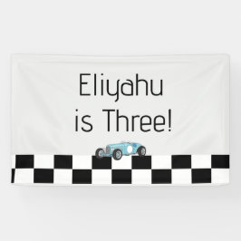 Vintage Car upsherin Banner