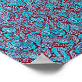 Vintage Car - Versteckter 3D-Druck Poster (Ecke)