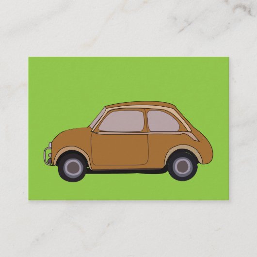 Vintage Car Visitenkarte (Vorderseite)