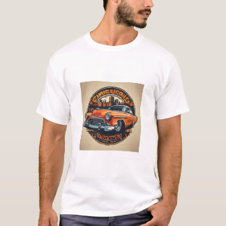 Vintage Car von Oddball Cow T-Shirt