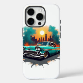 Vintage Car with City Graffiti Style Tee iPhone 16 Pro Hülle