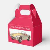 Vintage Car Zollfavorisierkästen Geschenkschachtel (Rückseite)