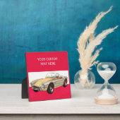 Vintage Car Zollplakette Fotoplatte (InSitu)