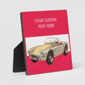 Vintage Car Zollplakette Fotoplatte (Vorderseite)