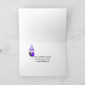 Vintage Car zum Geburtstag Karte (Innenseite)