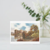 Vintage Carew Castle Postkarte (Stehend Vorderseite)