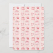 Vintage Carnival Baby Dusche Einladung (Rückseite)