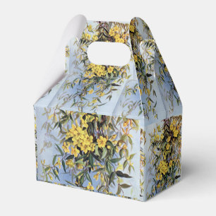 Vintage Carolina Jessamin Gelbe Blüten Geschenkschachtel