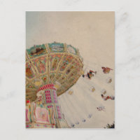 Vintage carousel in Paris