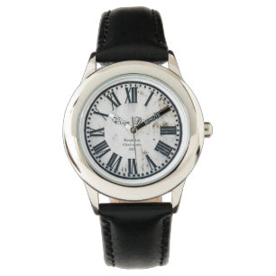 Vintage Carpe Diem antike Gesichts-Armbanduhr Armbanduhr