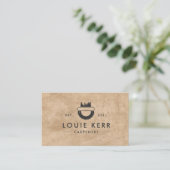 Vintage Carpenter Carpenter Business Card Visitenkarte (Stehend Vorderseite)