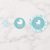 Vintage Carriage Baby-Dusche Konfetti (Vorderseiten)