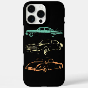 Vintage Cars - 80er & 90er Grafischer Retro iPhone 16 Pro Max Hülle