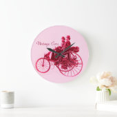 Vintage Cars Ansammlung Große Wanduhr (Zuhause)