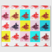 VINTAGE CARS ANSAMMLUNG POP ART GESCHENKPAPIER (Flach)