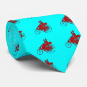 Vintage Cars Ansammlung, Rot, Blauer Turquase, aqu Krawatte (Gerollt)