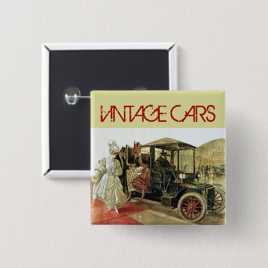 VINTAGE CARS CLASSIC AUTO - AUTOMOTIVE BUTTON (Vorne & Hinten)