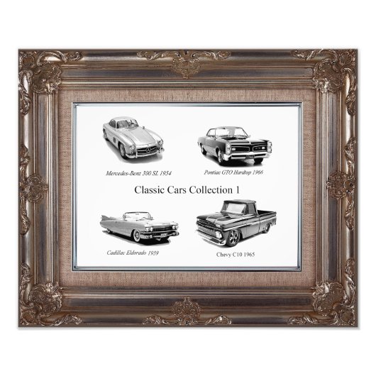 Vintage Cars Collection 1 Fotodruck (Vorne)