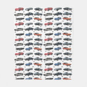 Vintage Cars Fleecedecke (Vorderseite)