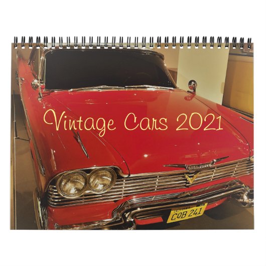 Vintage Cars Foto Kalender 2021 (Titelbild)