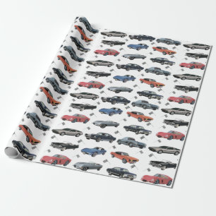 Vintage Cars  Geschenkpapier