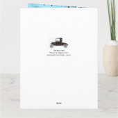 VINTAGE CARS MUSIKALISCHER VATER KARTE (Rückseite)