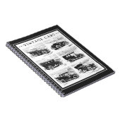 Vintage Cars Notebook Notizblock (Rechte Seite)