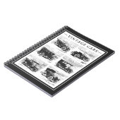 Vintage Cars Notebook Notizblock (Linke Seite)