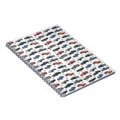 Vintage Cars Notizblock (Rechte Seite)