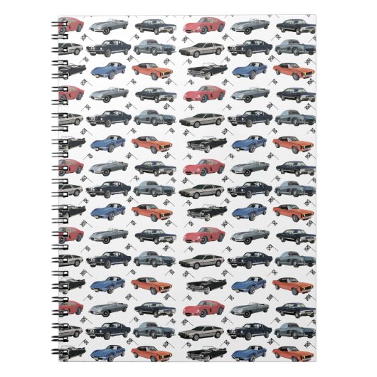 Vintage Cars Notizblock (Vorderseite)