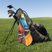 Vintage Cars Pattern Golfhandtuch (Gras)