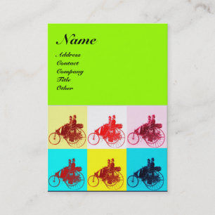 VINTAGE CARS POP KUNST / AUTO REPAIR AUTOMOTIVE VISITENKARTE