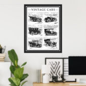 Vintage Cars Poster (Heimbüro)