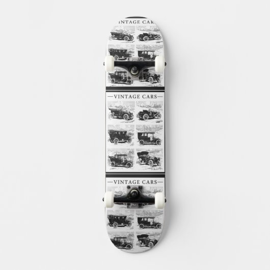Vintage Cars Skateboard (Vorderseite)