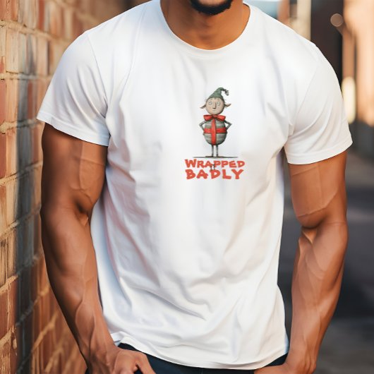 Vintage cartoon elf ironic wishes T-Shirt