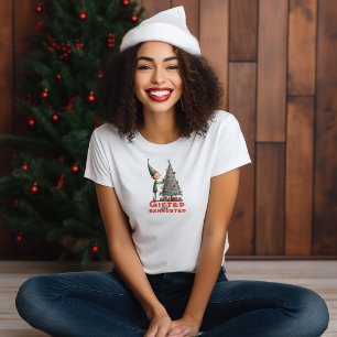 Vintage-Cartoon-Elf ironische Wünsche T-Shirt