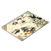 Vintage Cartoon-Radioprogramm-Musiker lustig Notizblock (Linke Seite)