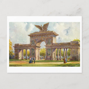 Vintage Cassel Deutschland Aue Tor Postkarte
