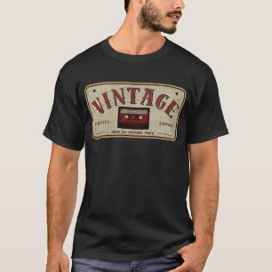 Vintage-Cassette-Tape Limited Edition Musikliebhab T-Shirt