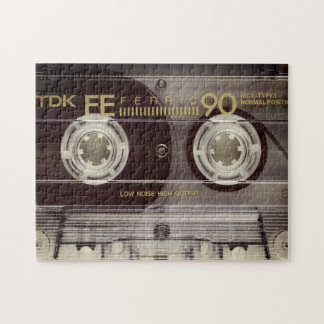 Vintage Cassette Tape Puzzle