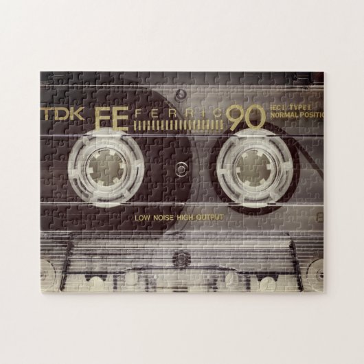 Vintage Cassette Tape Puzzle (Horizontal)