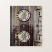 Vintage Cassette Tape Puzzle (Vertikal)