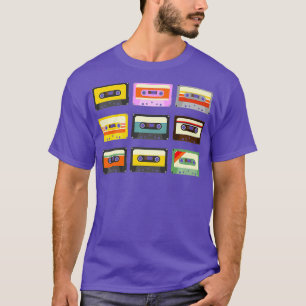Vintage Cassette Tapes Mixtapes 80er 90s Radio DJ T-Shirt