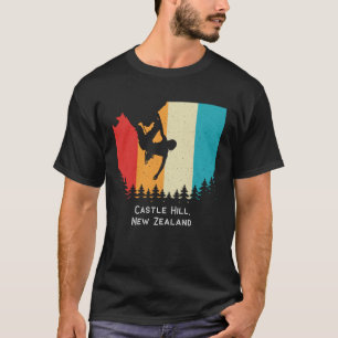 Vintage Castle Hill Neuseeland Felsenklettern Boul T-Shirt