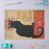 Vintage Cat Art Le Chat Noir Seidenpapier (Basteln)