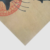 Vintage Cat Art Le Chat Noir Seidenpapier (Detail)