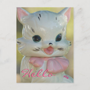 Vintage Cat Cookie Jar Postcard - anpassen Postkarte