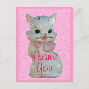 Vintage Cat Cookie Jar Postcard - anpassen Postkarte