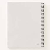 Vintage Cat Illustration Dark Academia  Notizblock (Rückseite)